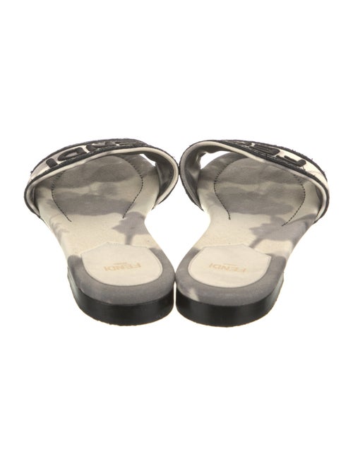 Fendi Canvas Printed Slides