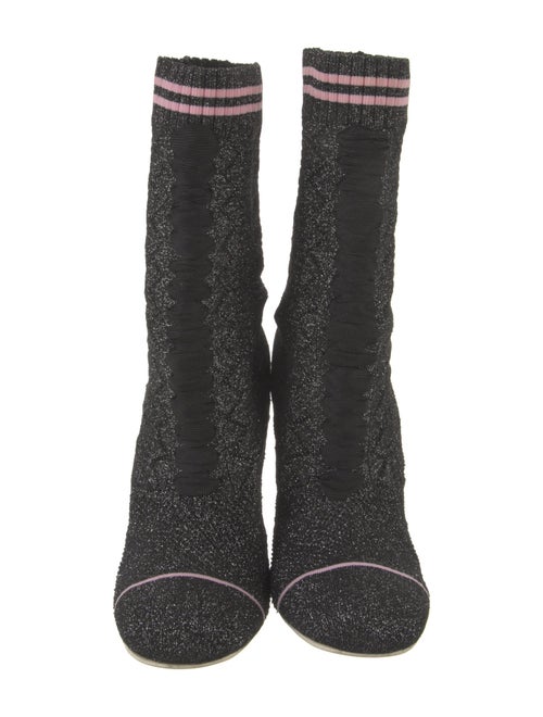 Fendi Glitter Glitter Accents Sock Boots