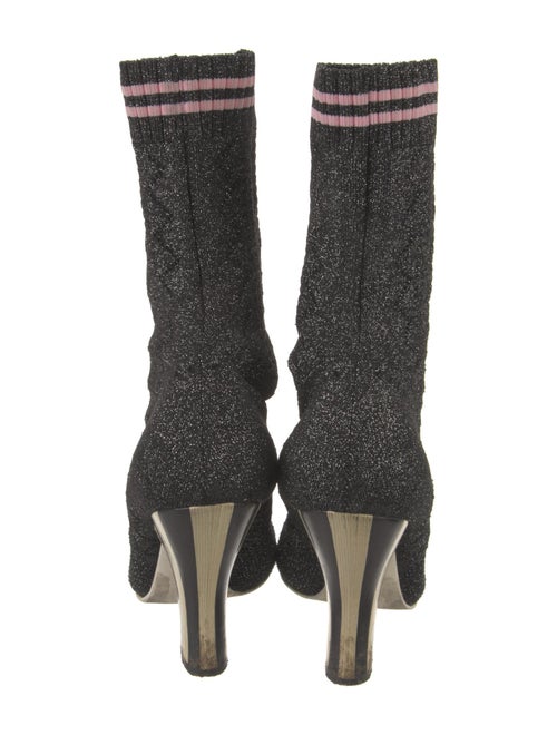 Fendi Glitter Glitter Accents Sock Boots