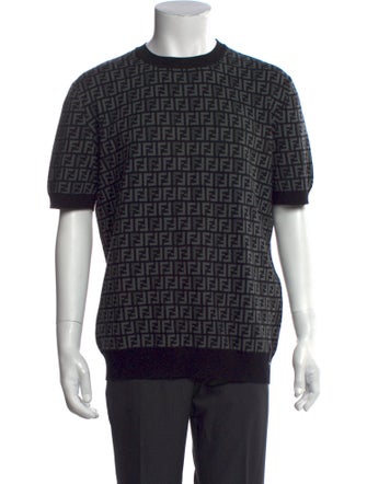 Fendi Zucca FF Logo Printed Pullover