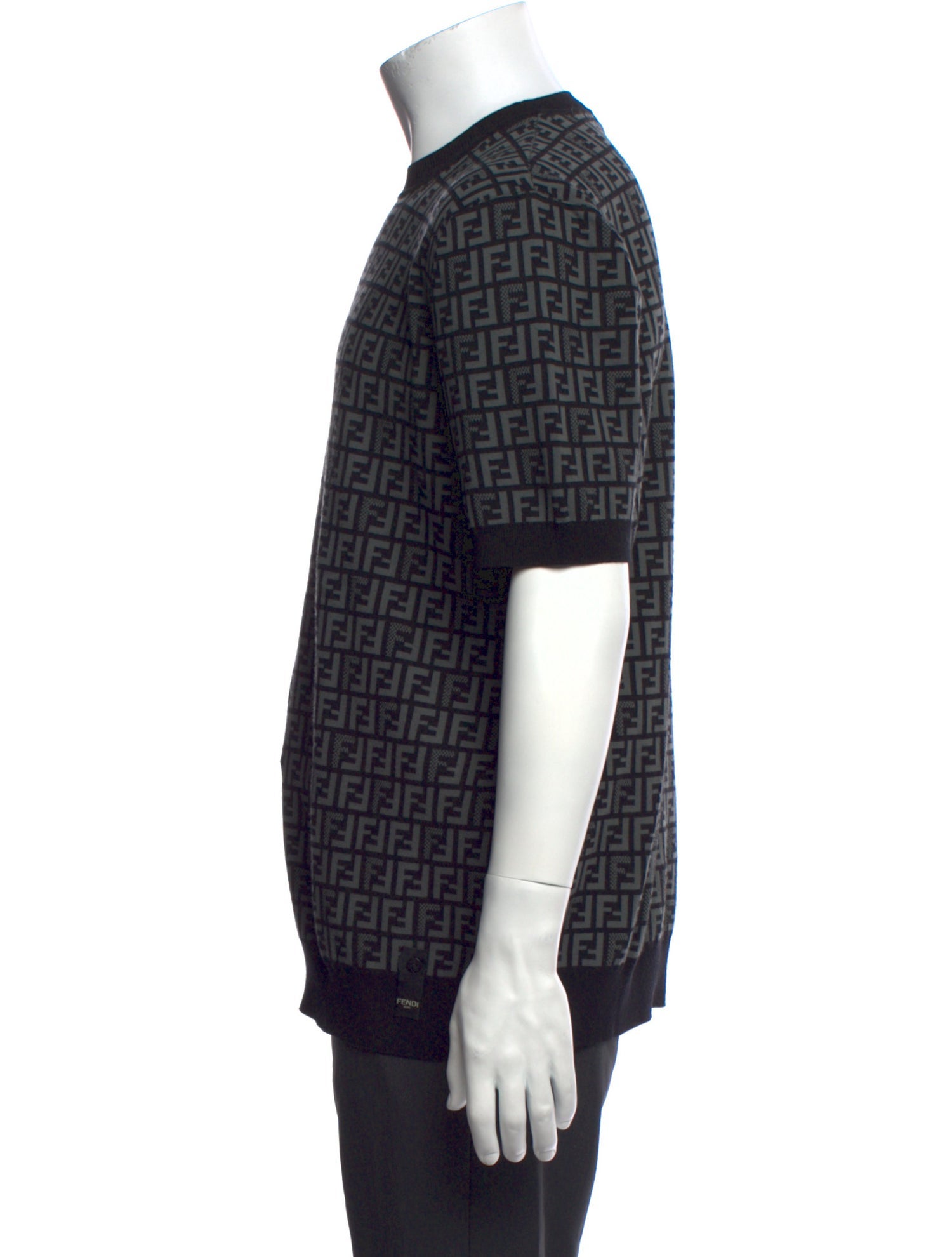 Fendi Zucca FF Logo Printed Pullover