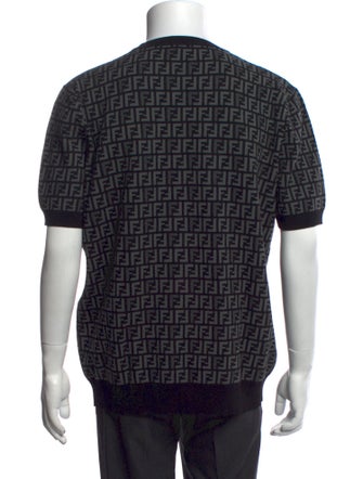 Fendi Zucca FF Logo Printed Pullover