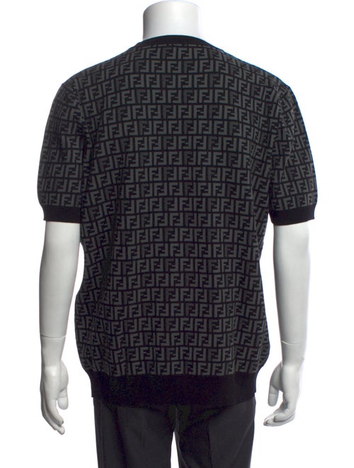 Fendi Zucca FF Logo Printed Pullover