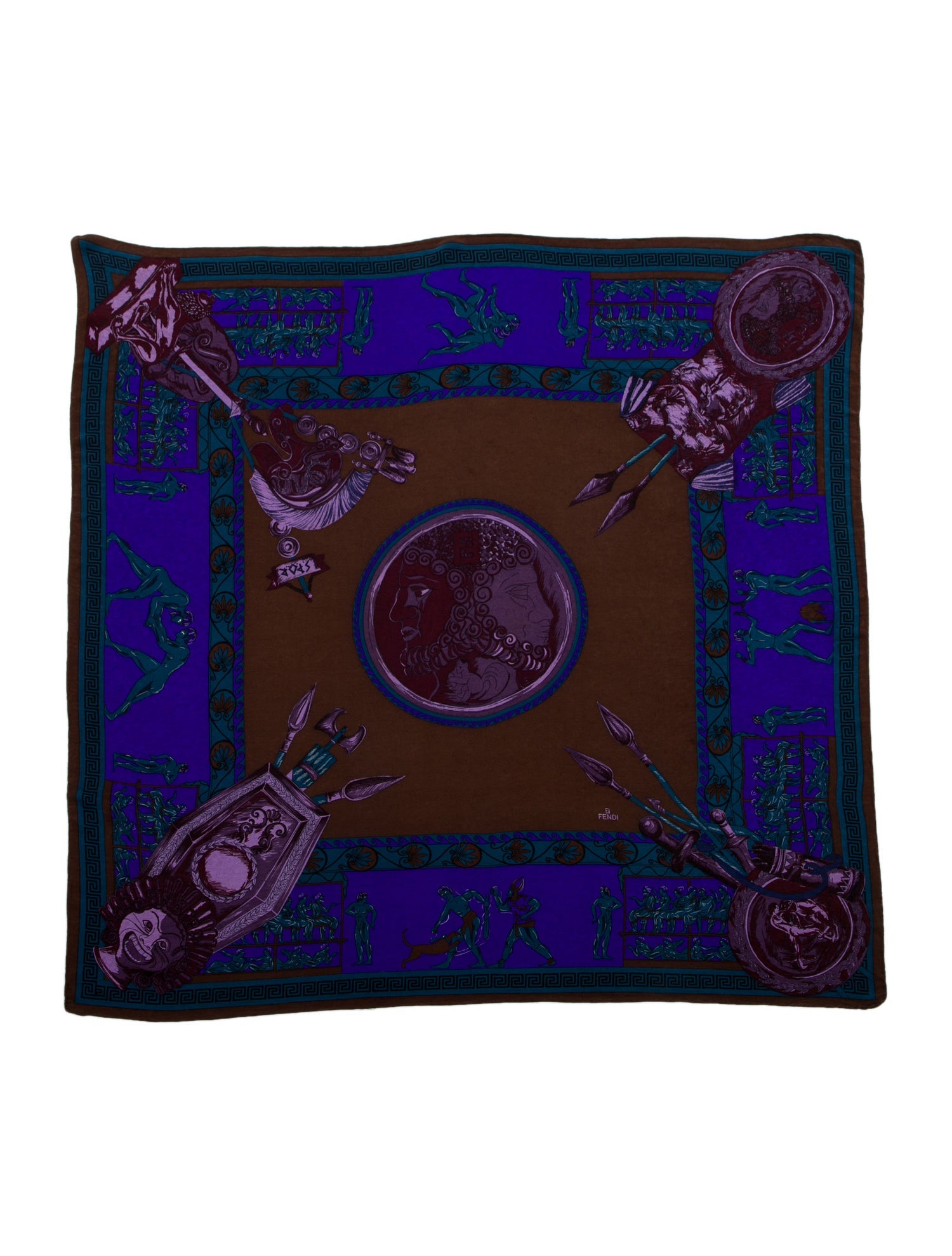 Fendi Silk Vintage Scarf