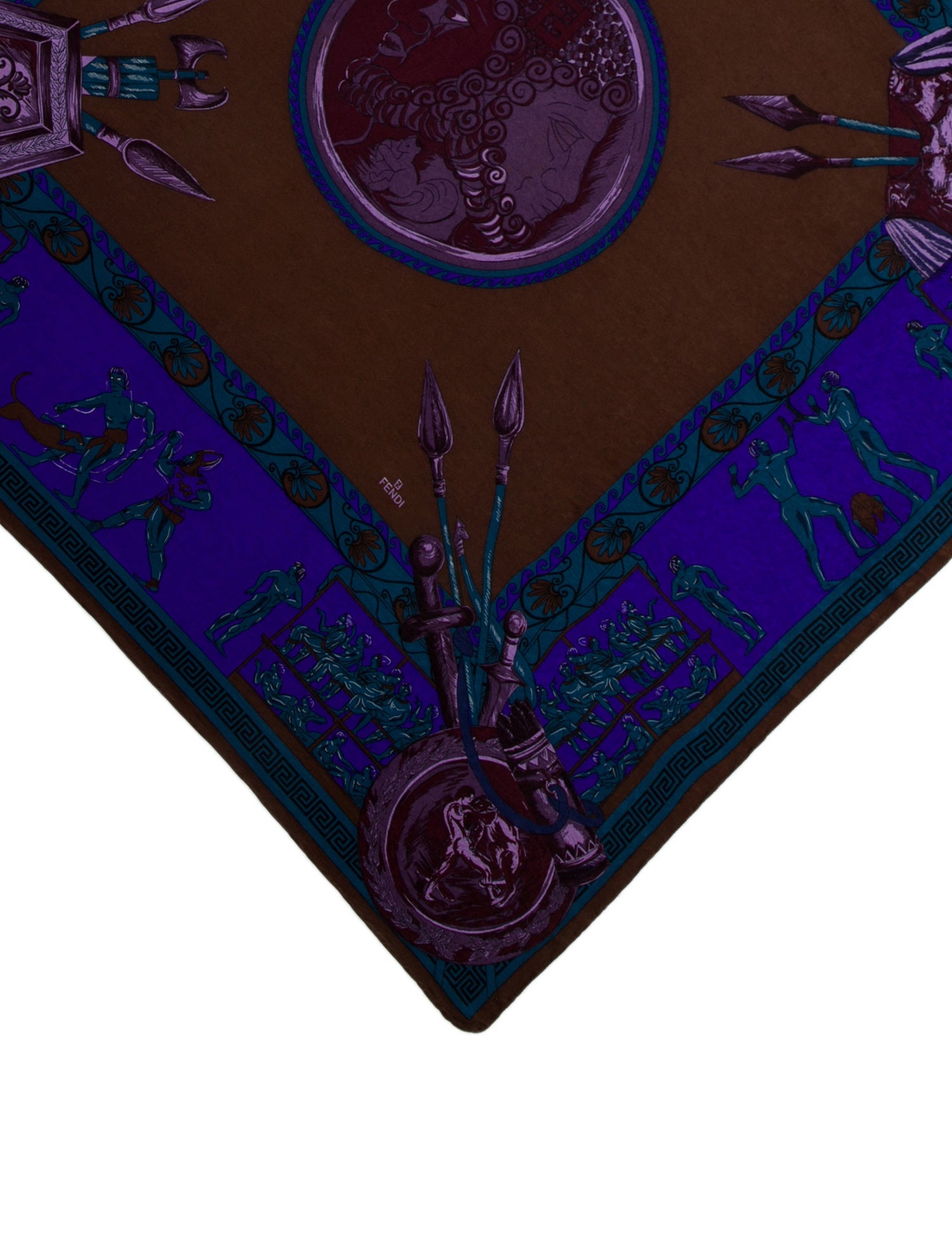 Fendi Silk Vintage Scarf