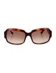 Fendi Zucca FF Logo Square Sunglasses