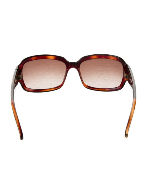Fendi Zucca FF Logo Square Sunglasses