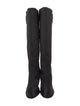 Fendi Satin Beaded Accents Boots