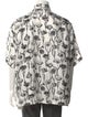 Fendi Floral Print Three-Quarter Sleeve Shirt