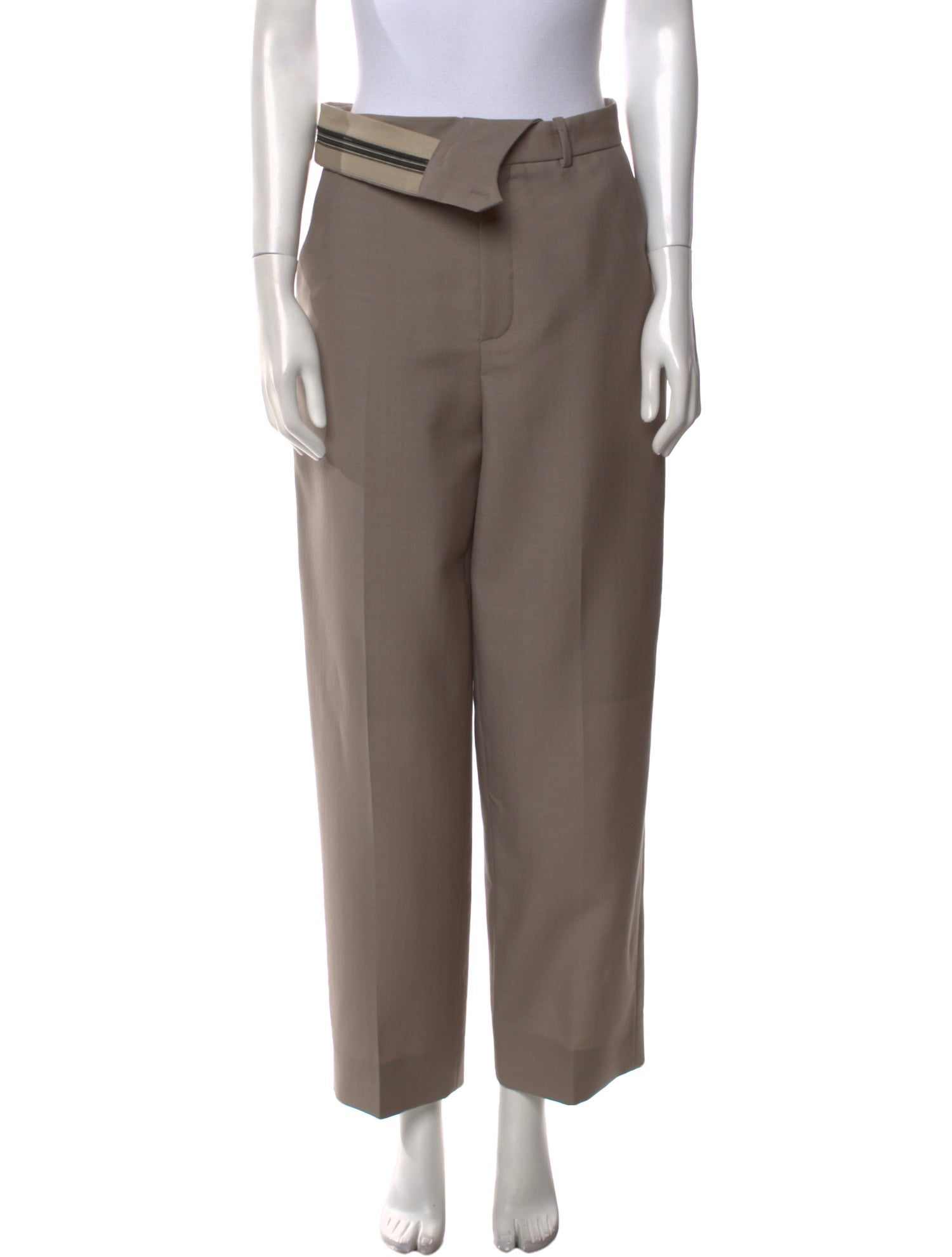 Fendi Mohair Wide Leg Pants