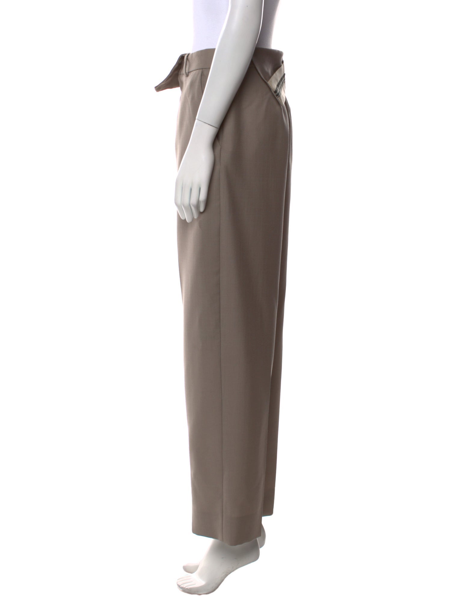 Fendi Mohair Wide Leg Pants
