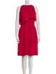 Fendi Crew Neck Midi Length Dress