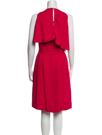 Fendi Crew Neck Midi Length Dress