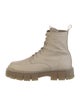 Fendi Leather Combat Boots