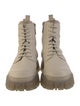 Fendi Leather Combat Boots