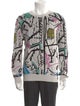 Fendi Printed Crew Neck Cardigan