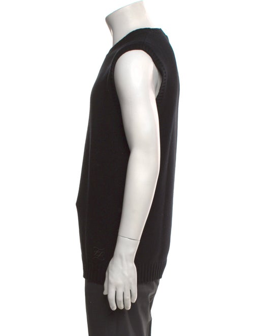 Fendi Monsters Motif Wool Sweater Vest
