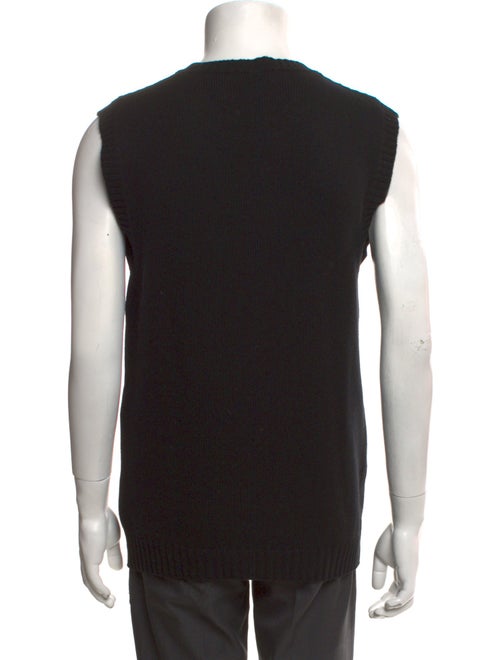 Fendi Monsters Motif Wool Sweater Vest