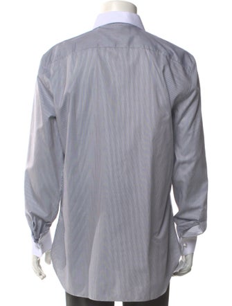 Fendi Striped Long Sleeve Dress Shirt