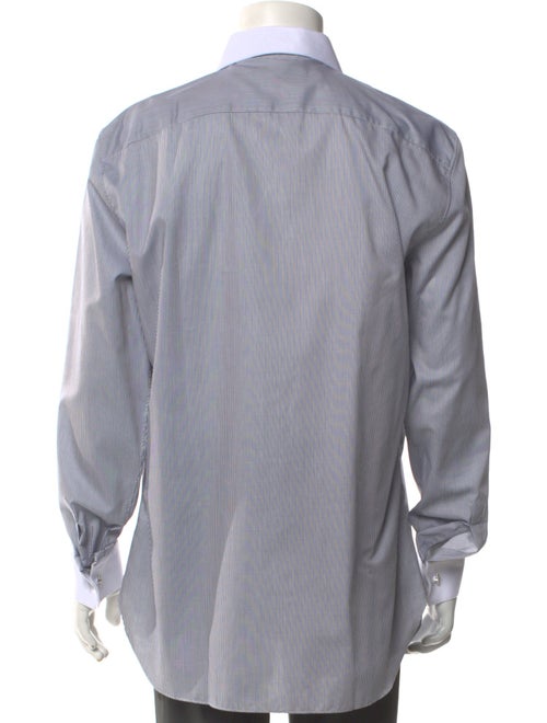 Fendi Striped Long Sleeve Dress Shirt