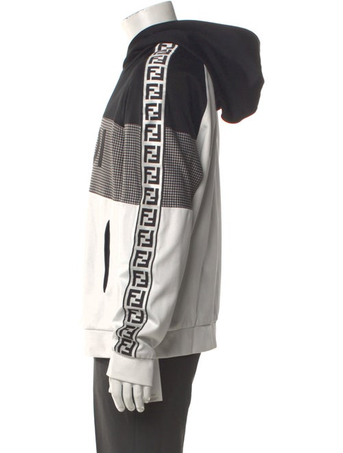 Fendi Zucca FF Logo Graphic Print Hoodie