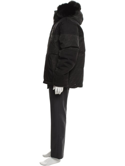 Fendi Zucca FF Logo Puffer Coat