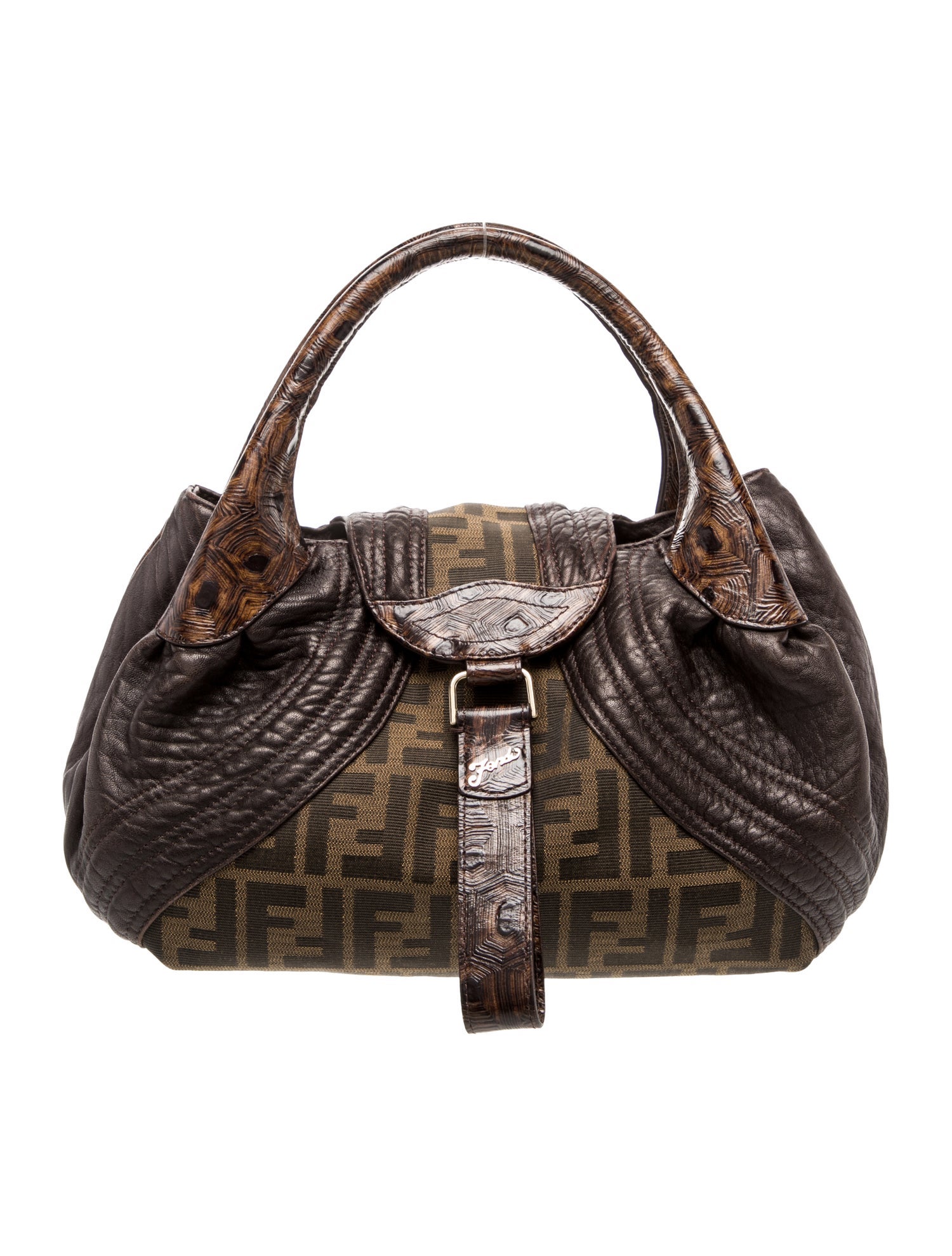Fendi Zucca FF Spy Small Vintage
