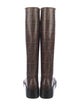 Fendi Zucca FF Logo Rubber Rain Boots