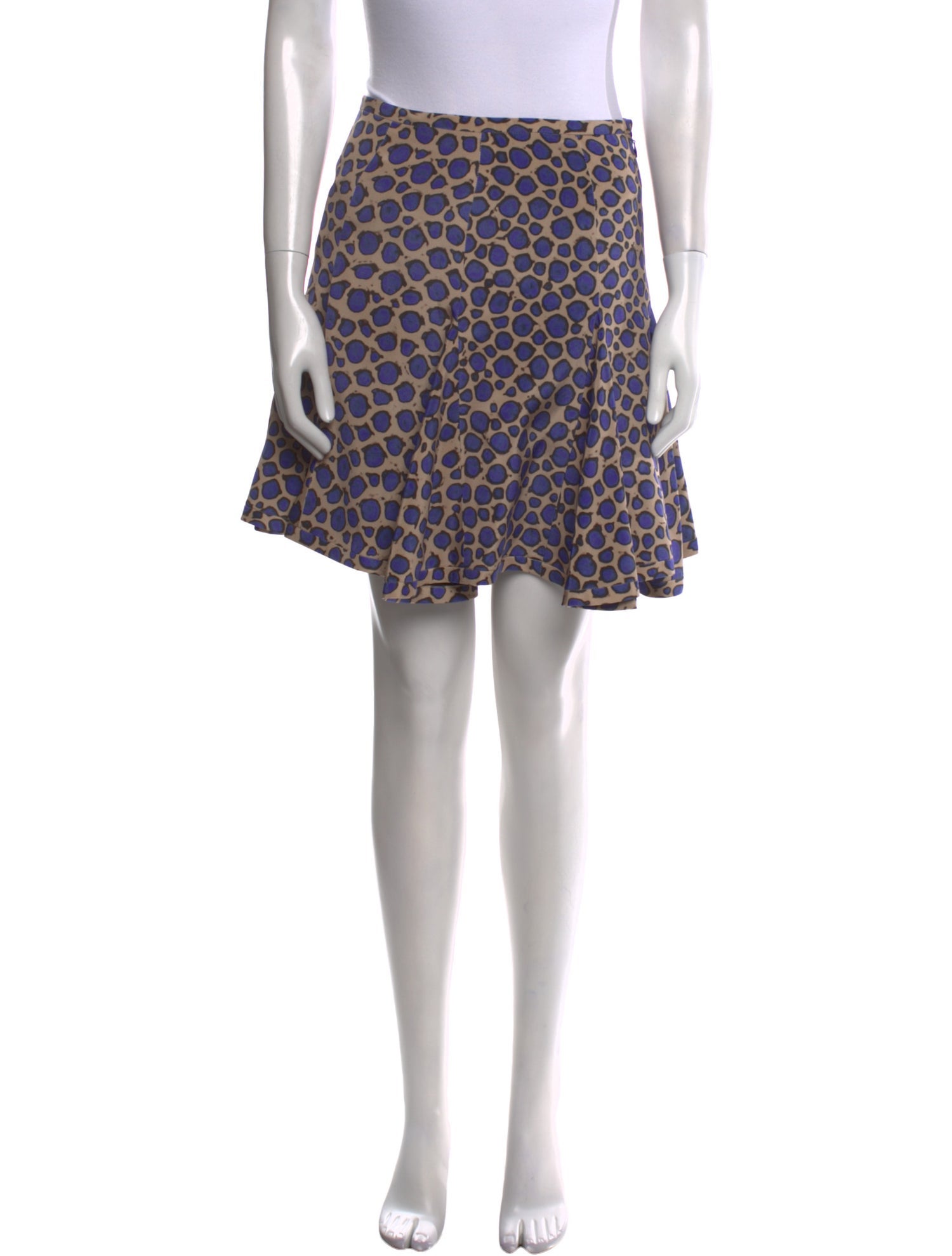 Fendi Animal Print Mini Skirt