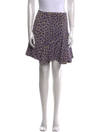 Fendi Animal Print Mini Skirt