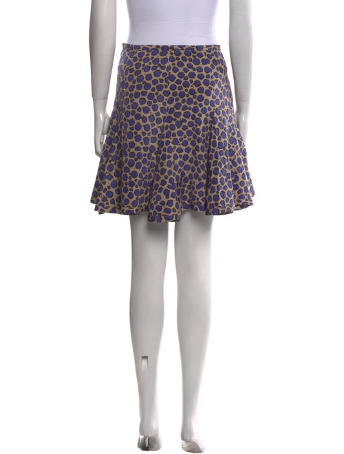 Fendi Animal Print Mini Skirt