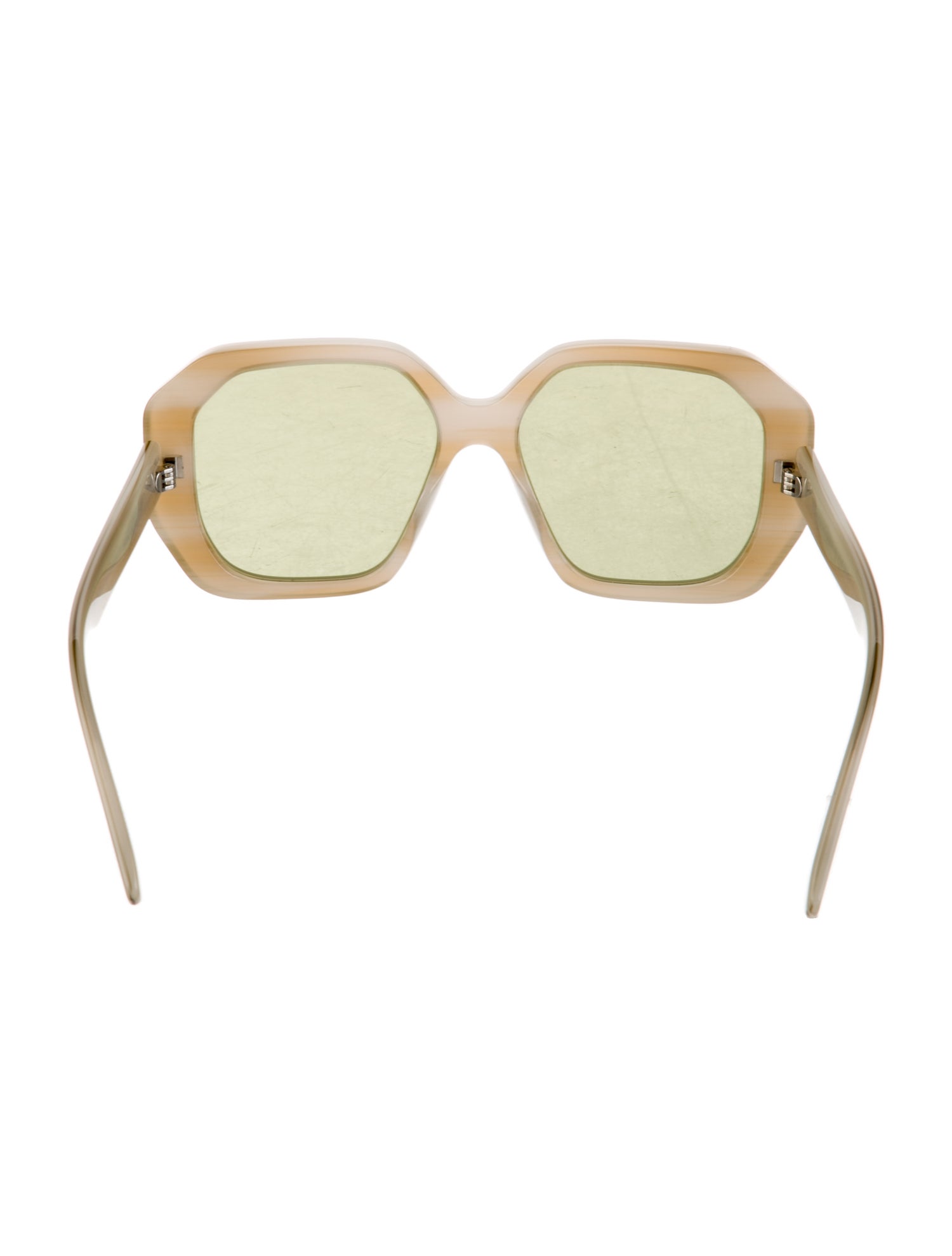 Fendi Zucca FF Logo Oversize Sunglasses