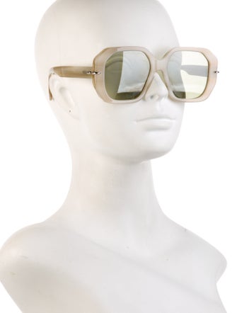 Fendi Zucca FF Logo Oversize Sunglasses