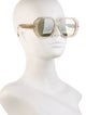 Fendi Zucca FF Logo Oversize Sunglasses