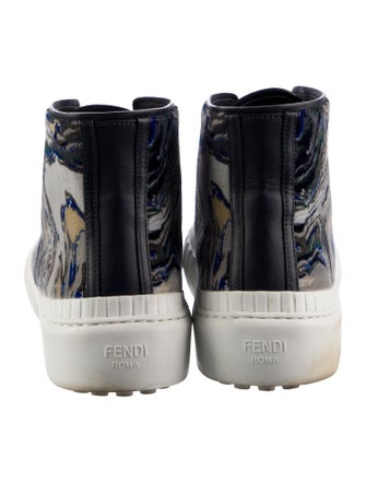 Fendi Zucca FF Logo Printed Sneakers