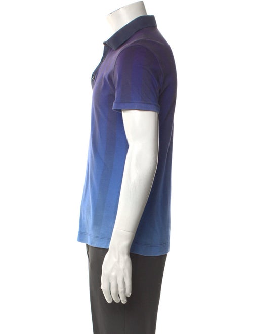 Fendi Collar Short Sleeve Polo Shirt