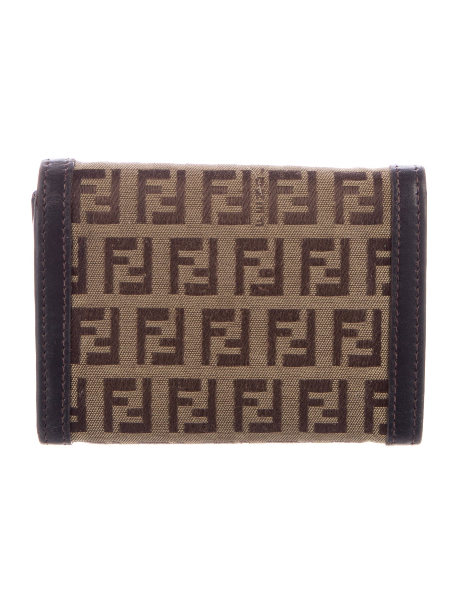Fendi Vintage Zucca FF Logo Wallet