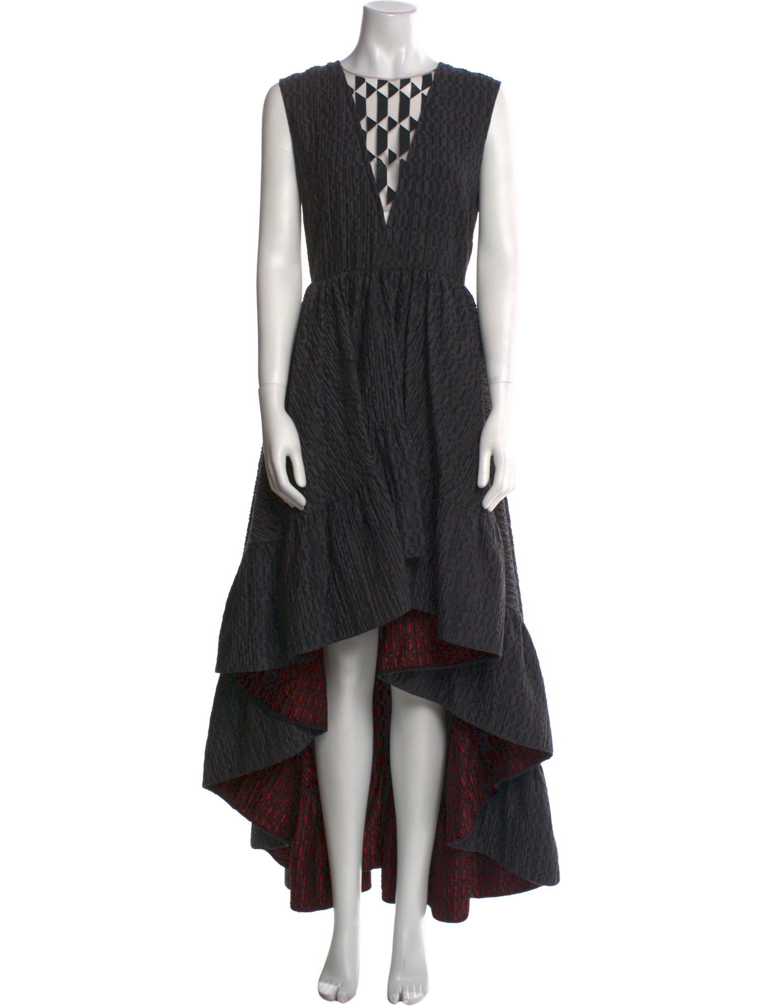 Fendi Wool Long Dress