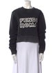 Fendi by Marc Jacobs Graphic Print Crew Neck Sweatshirt