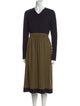 Fendi Fleece Midi Length Dress