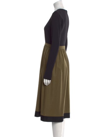 Fendi Fleece Midi Length Dress