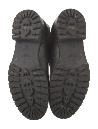 Fendi Leather Moto Boots