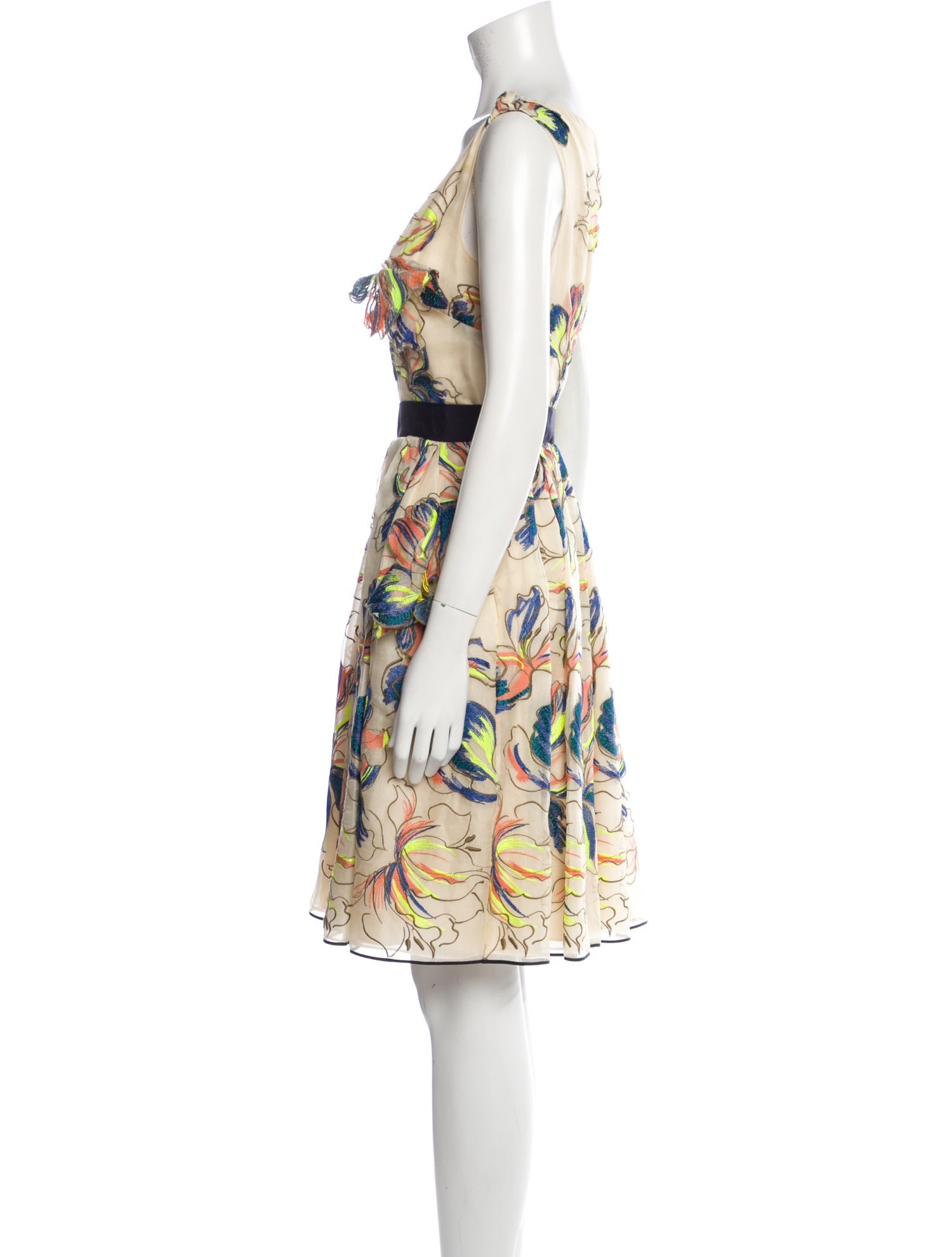 Fendi Silk Knee-Length Dress