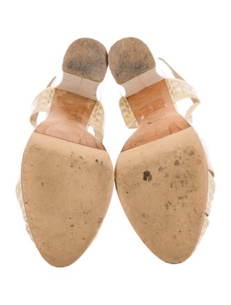 Fendi Patent Leather T-Strap Pumps