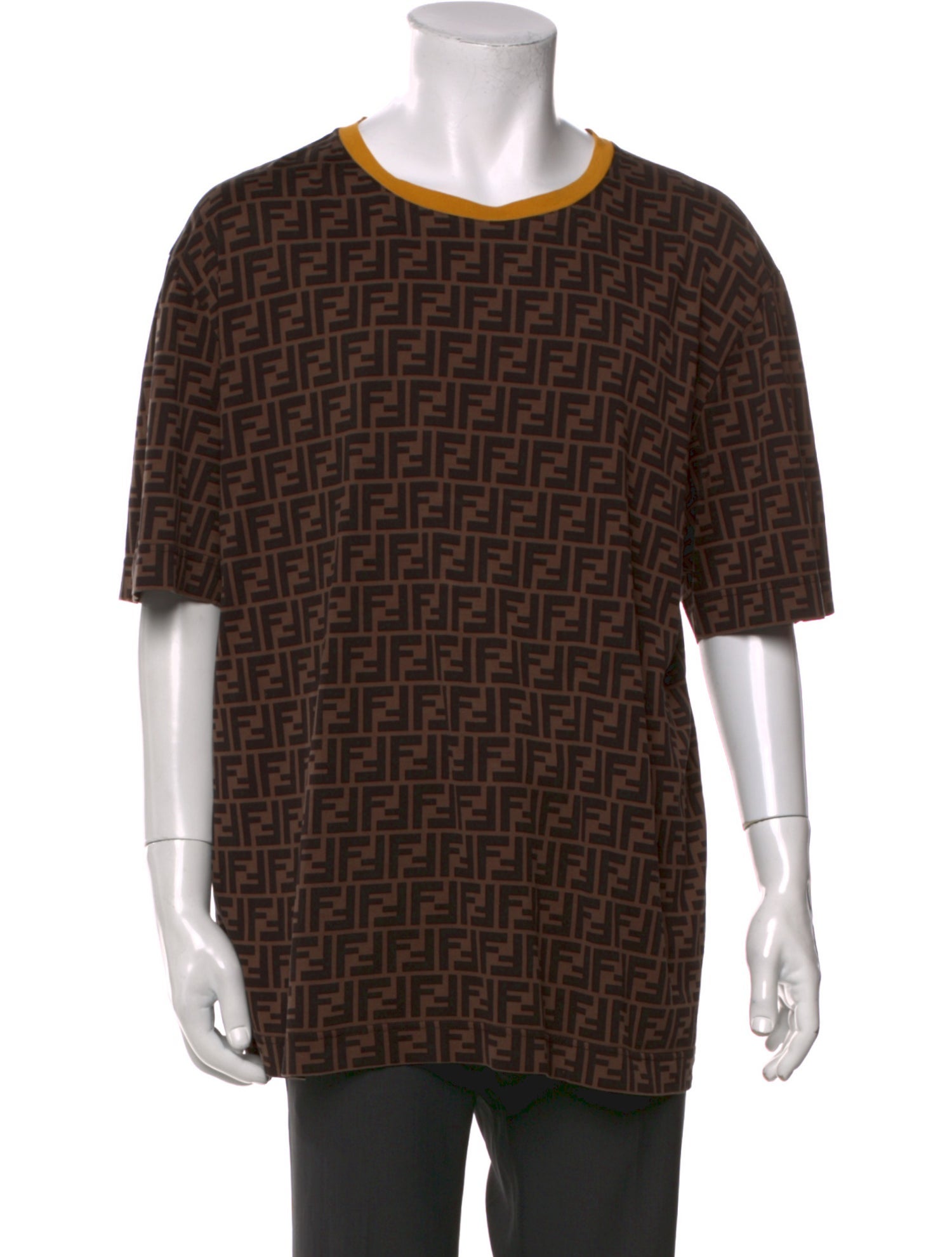 Fendi Zucca FF Logo Printed T-Shirt