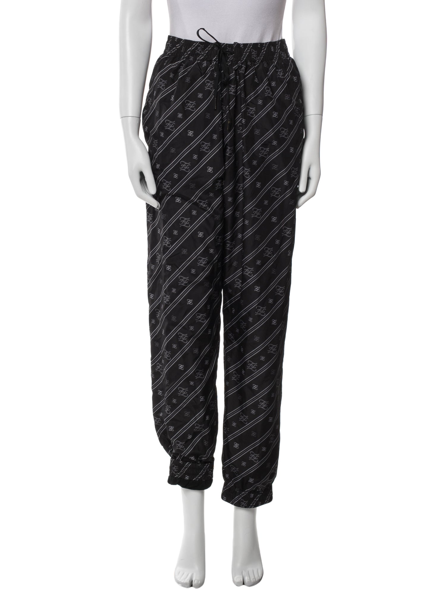 Fendi Striped Straight Leg Pants