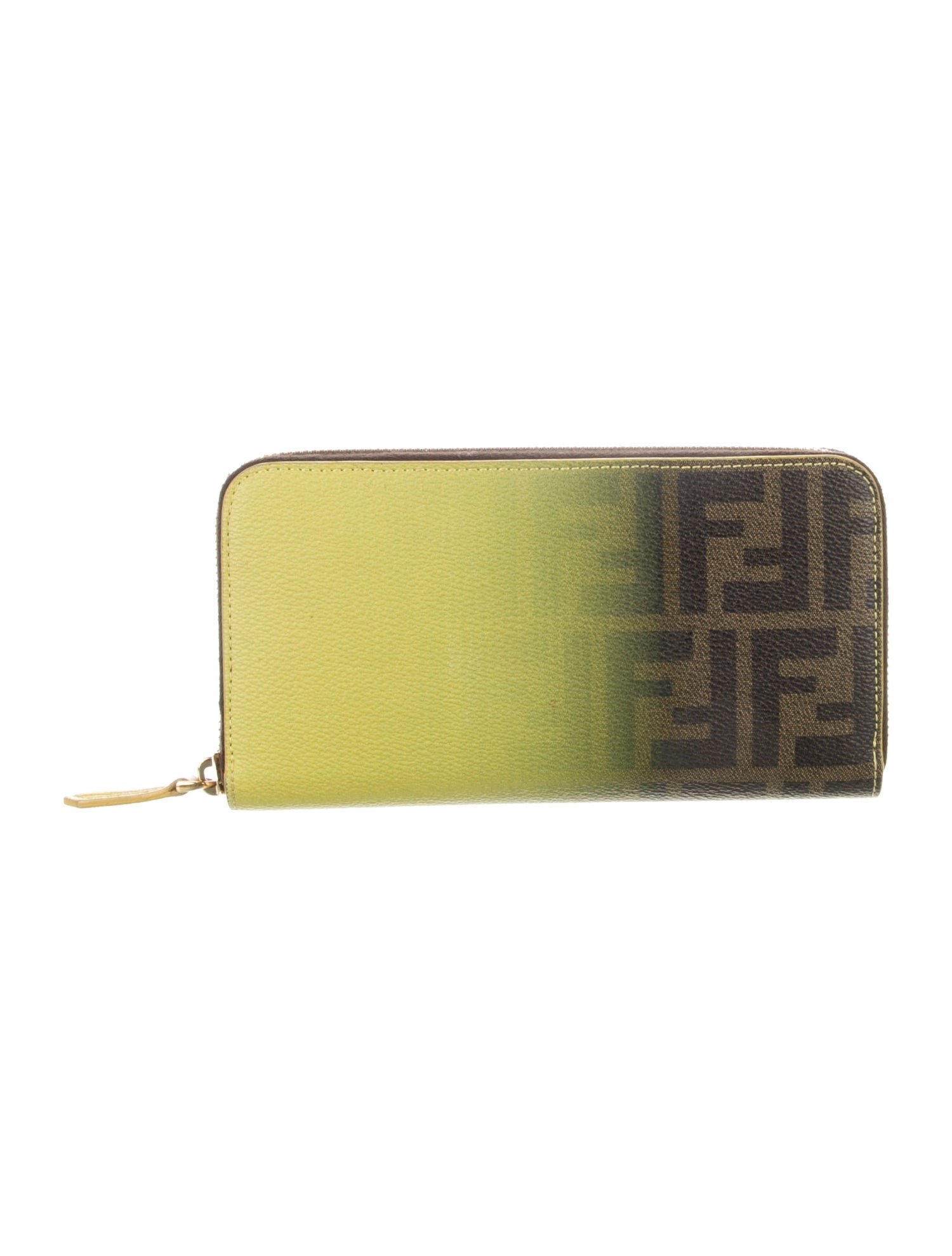 Fendi 2014 Zucca FF Logo Continental Wallet
