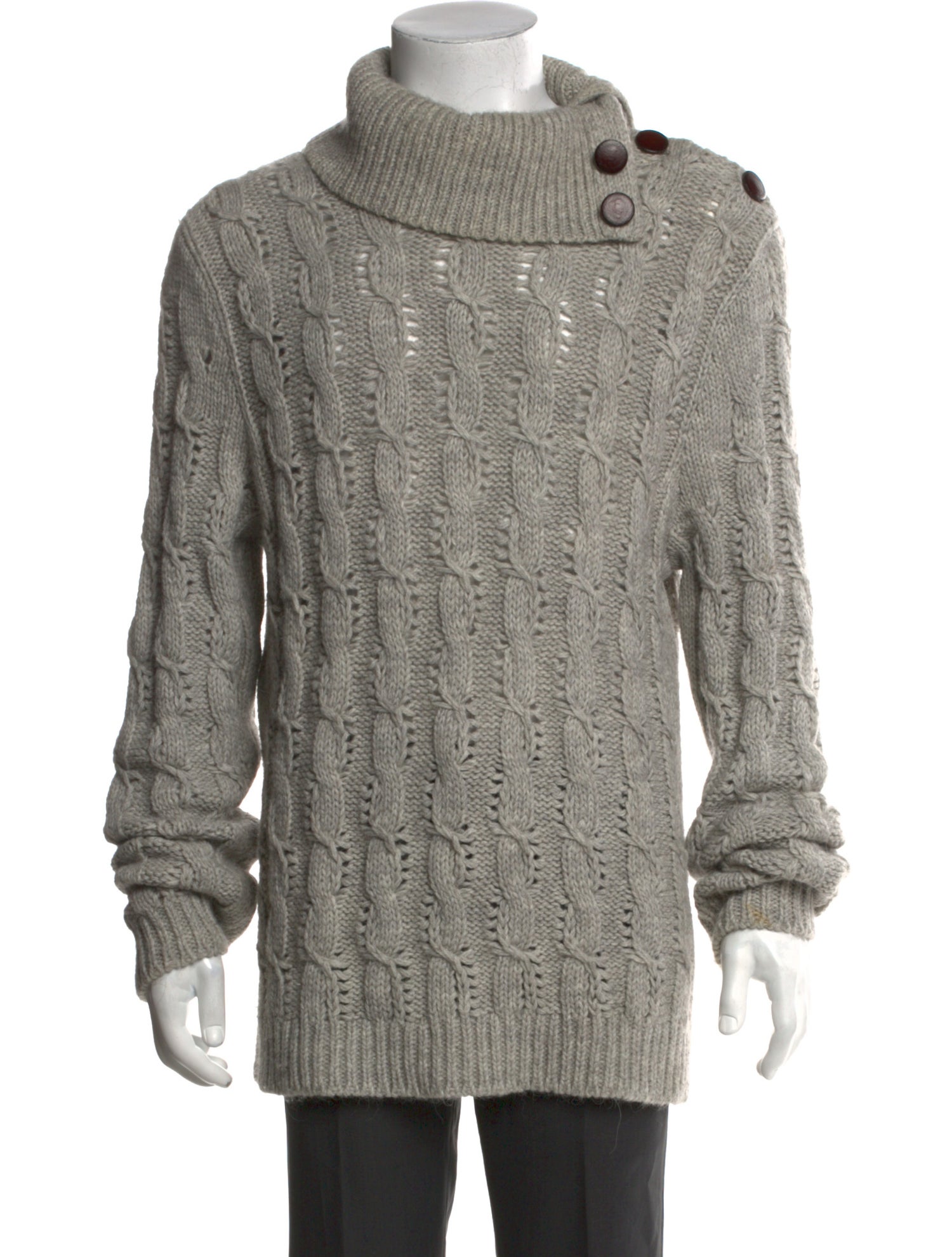 Fendi Turtleneck Long Sleeve Pullover
