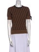 Fendi Printed Crew Neck T-Shirt