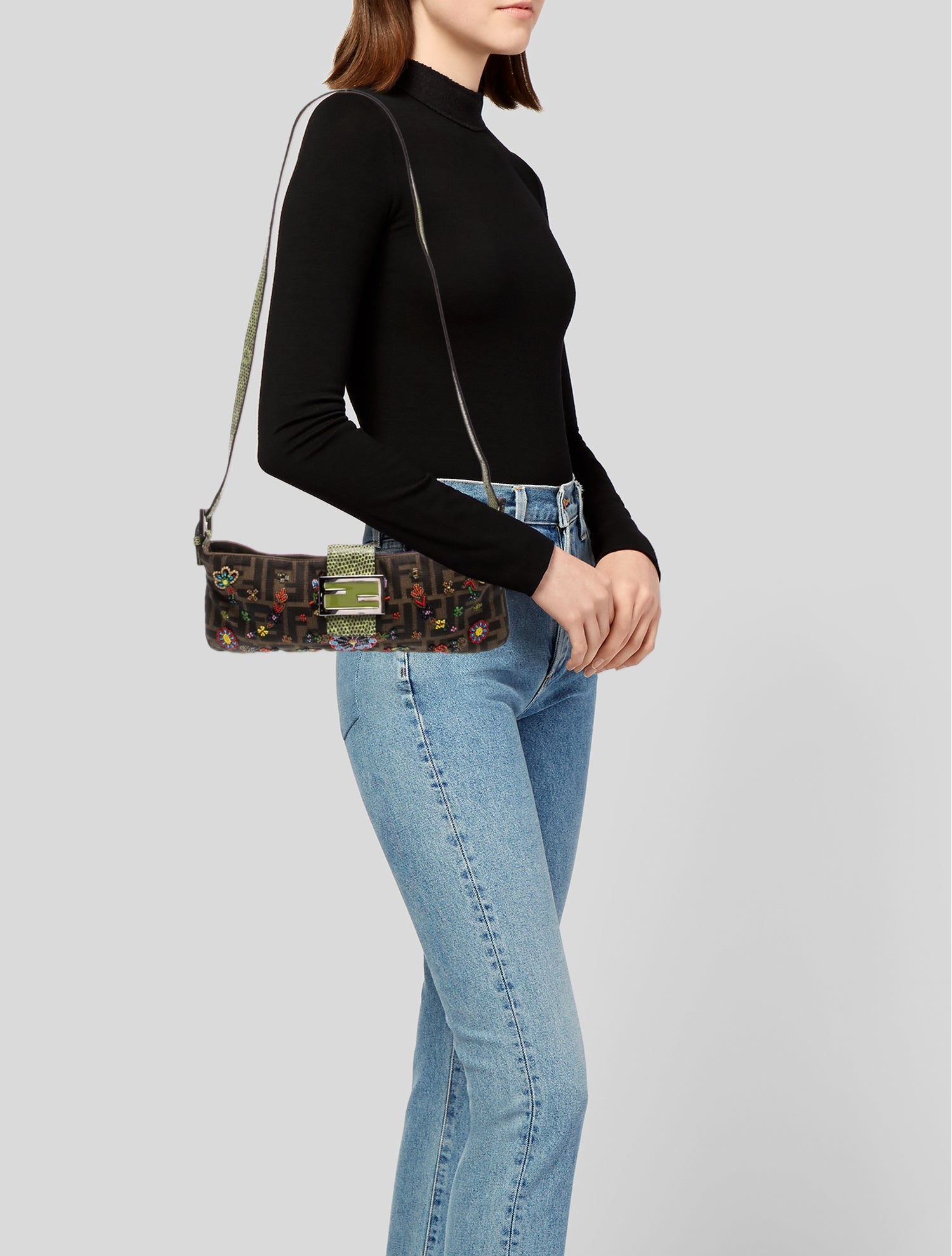 Fendi Zucca FF Baguette